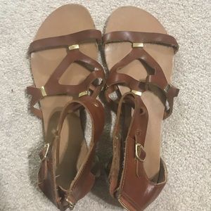 Brown Flat Sandals